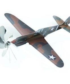 curtiss-p-40m-kittyhawk-gartendekoration-metall