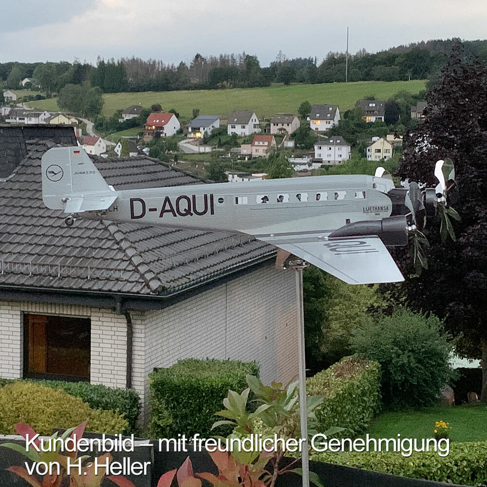 Windradflugzeug Junkers Ju 52 Kundenbild