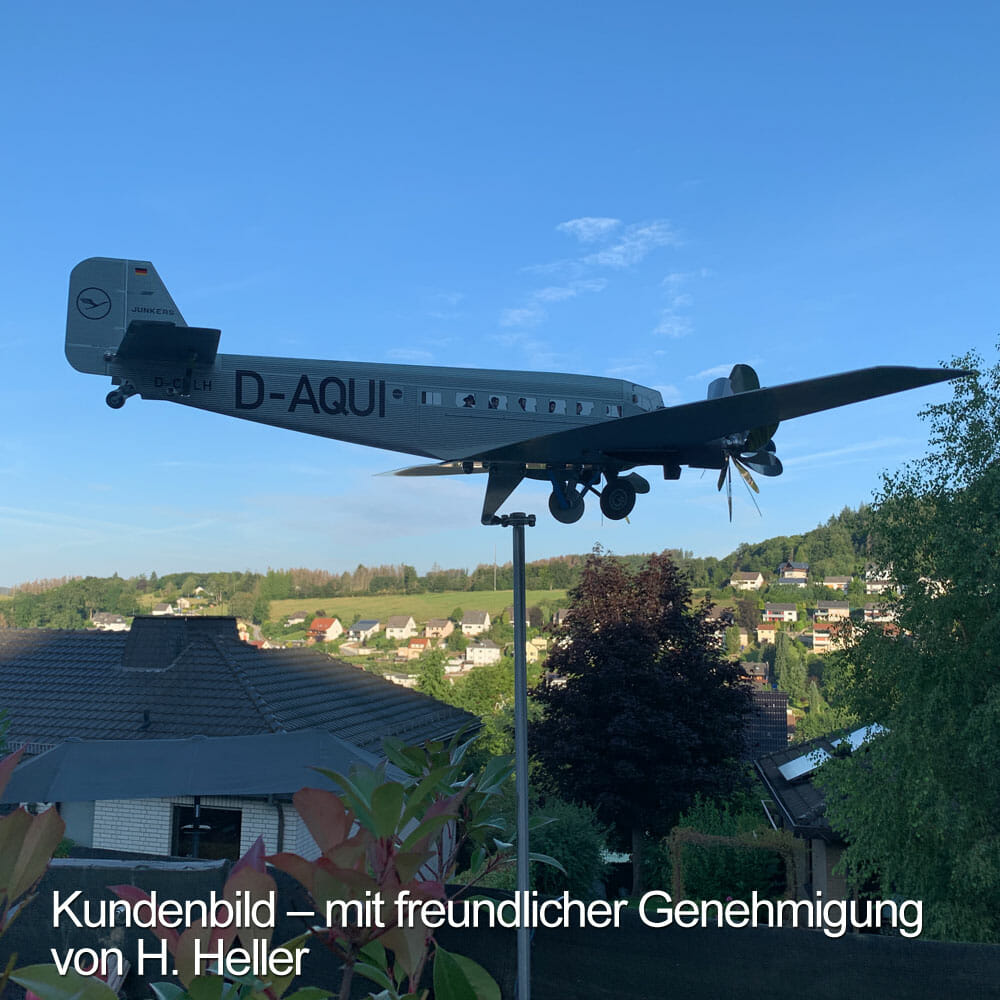 Windradflugzeug Junkers Ju 52 Kundenbild