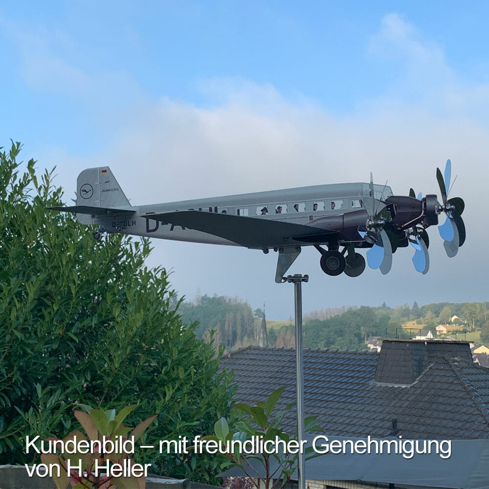 Windradflugzeug Junkers Ju 52 Kundenbild