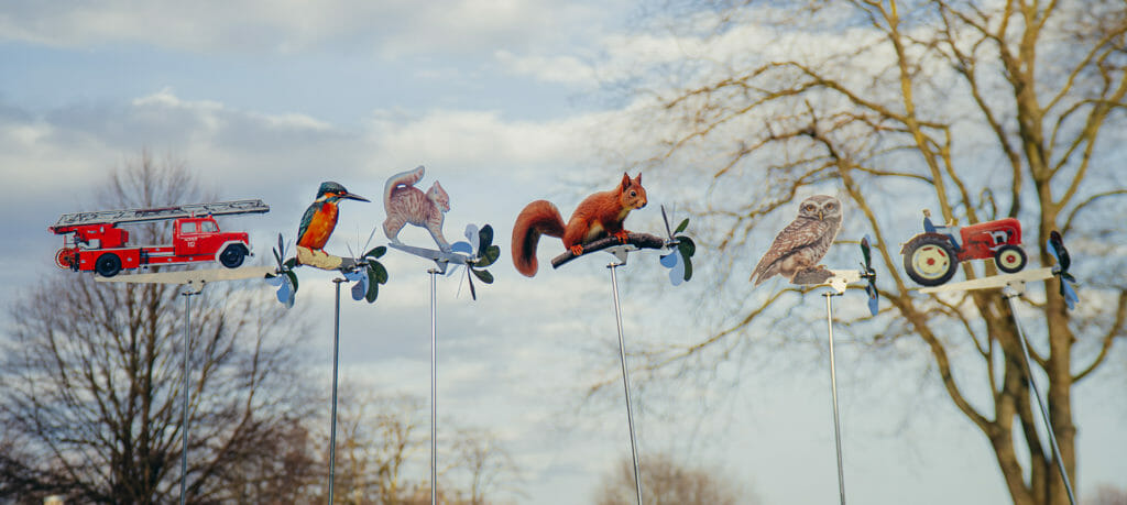 Windrad Gartendeko Tiere von maxFlite