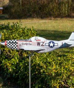 Windrad Gartendeko Flugzeug P-51D Mustang