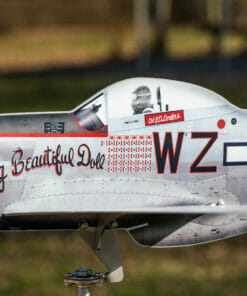 Windrad Gartendeko Flugzeug P-51D Mustang