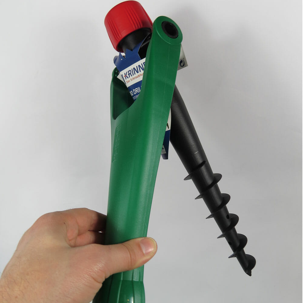 Erdschraube für die XL-Flieger (nicht in deren Lieferumfang enthalten)